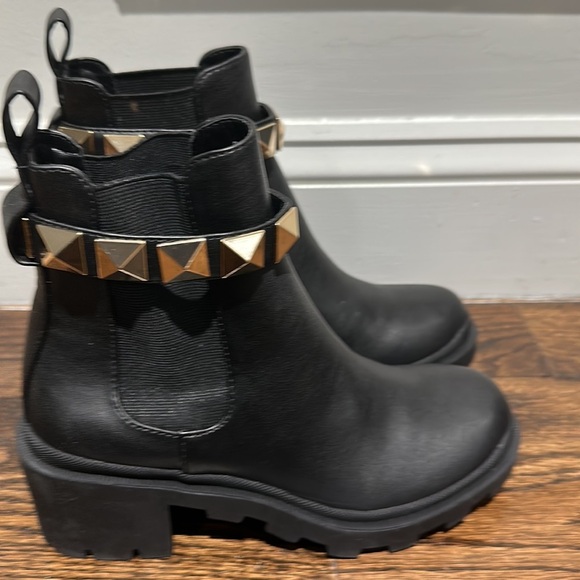 Diana Leather Platform Chelsea Boots - Picture 5 of 5